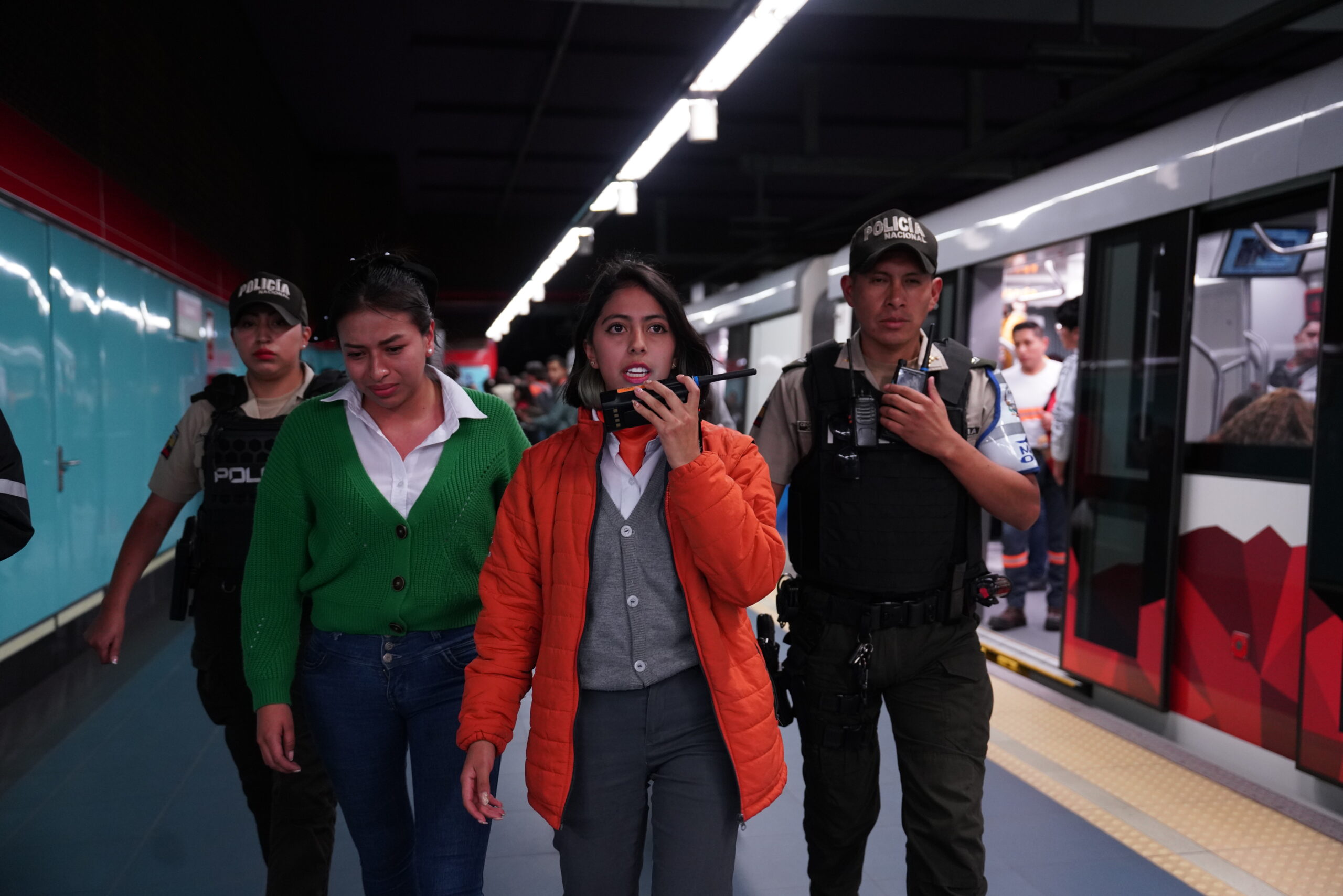 Traslado de la presunta víctima a un lugar seguro